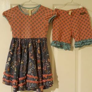 Matilda Jane Hypothesis Dress w/ matching shorts
